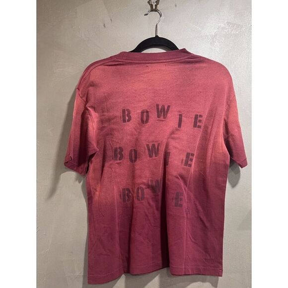 Anine Bing Ida Organic Cotton Bowie Tee Red Medium SAMPLE NEW - Picture 6 of 9